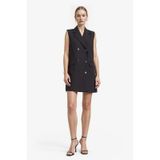 Defacto Tailored Fit Kolsuz Mini Elbise D4186AX24AU Siyah