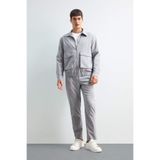 DeFacto Tailored Regular Fit Beli Lastikli Pileli Cepli Kısa Paça Pantolon E9814AX25AU