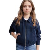 DeFacto Tencel Gömlek Kız Çocuk Lacivert, 7-8 Yaş, G7205A826SP, Lacivert-NV173, Kız çocuk