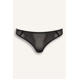 DeFacto Tül Brazilian Külot, XL, F7030AX25WN, Siyah-BK81, kadın