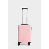 DeFacto Unisex Sert Kapaklı Çekçekli Küçük Valiz H2404AXNS - Pembe-PN653