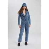 DeFacto Uzun Kollu Jean Tulum C5728AX24SP, 34, Uzun Kollu Jean Tulum, İndigo-NM85, Kadın