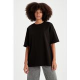 DeFacto V4136AZ22SP Oversize Fit Pamuklu Kısa Kollu Basic Tişört
