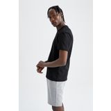 DeFacto V7699AZ22SM New Regular Fit Bisiklet Yaka Kısa Kollu Tişört