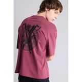 DeFacto Vikings Valhalla Boxy Fit Baskılı Kısa Kollu Tişört, S, G5557AX26SM, Bordo-BR494, Erkek