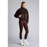 DeFacto Warmtech Boxy Fit Fermuarlı Pelüş Mont, M, Warmtech Boxy Fit Fermuarlı Pelüş Mont, Kahve-BN192, Kadın
