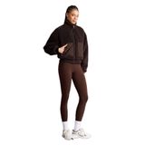 DeFacto Warmtech Boxy Fit Fermuarlı Pelüş Mont, S, Warmtech Boxy Fit Fermuarlı Pelüş Mont, Kahve-BN192, Kadın