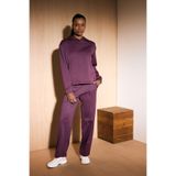 DeFacto Warmtech Straight Fit Cepli İçi Yumuşak Tüylü Sporcu Pantolon, M, F1694AX25WN, Bordo-BR171, Kadın