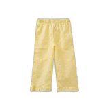 DeFacto Wide Leg 3D Poplin Pantolon Kız Bebek, 9-12 Ay, H4737A526SM, Sarı-YL149, Kız bebek