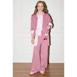 DeFacto Wide Leg Akışkan Kumaş Pantolon Kız Çocuk G6368A826SM - Pembe-PN429 - 9 - 10 Yaş