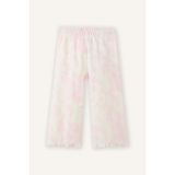 DeFacto Wide Leg Batik Fitilli Kaşkorse Pantolon Kız Bebek H0681A526SP - Pembe-PN171 - 3 - 4 Yaş