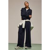 DeFacto Wide Leg Cepli Geniş Paça Uzun Boy Modal Sporcu Pantolon, M, F9493AX26SP, Lacivert, Kadın