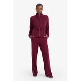 DeFacto Wide Leg Cepli Geniş Paça Uzun Boy Modal Sporcu Pantolon, XS, G4370AX25WN, Bordo-BR170, Kadın