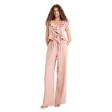 DeFacto Wide Leg Çift Cepli Normal Bel Standart Boy Pantolon, 36, D1009AX25SP, Bordo, Kadın