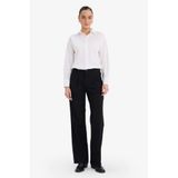 DeFacto Wide Leg Çift Cepli Yüksek Bel Geniş Paça Pantolon, 36, E801GY117826, Siyah, Kadın