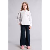 DeFacto Wide Leg Düz Paça Cepli Gabardin Pantolon Kız Çocuk H9665A826AU