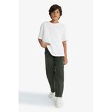 DeFacto Wide Leg Düz Paça Jean Pantolon Erkek Çocuk, 11-12 Yaş, G2929A825AU, Haki-KH243, Erkek Çocuk