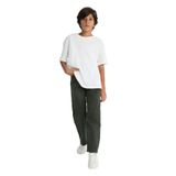 DeFacto Wide Leg Düz Paça Jean Pantolon Erkek Çocuk, 8-9 Yaş, G2929A825AU, Haki-KH243, Erkek Çocuk