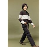 DeFacto Wide Leg Düz Paça Jean Pantolon Erkek Çocuk, 8-9 Yaş, G2929A825AU, Kahve-BN340, Erkek Çocuk