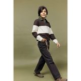 DeFacto Wide Leg Düz Paça Jean Pantolon Erkek Çocuk, 9-10 Yaş, G2929A825AU, Kahve-BN340, Erkek Çocuk