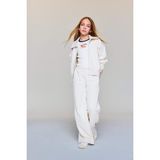 DeFacto Wide Leg Eşofman Altı Kız Çocuk G0577A826SP - 8 - 9 Yaş - Ekru-ER117