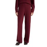 DeFacto Wide Leg Fitilli Kaşkorse Beli Lastikli Pantolon, 2XL, F1012AX25AU, Bordo-BR115, Kadın
