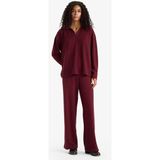 DeFacto Wide Leg Fitilli Kaşkorse Beli Lastikli Pantolon F1012AX25AU - Bordo-BR115