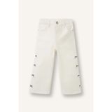 DeFacto Wıde Leg Fiyonk Nakışlı Gabardin Pantolon Kız Bebek G8150A526SP