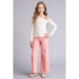 Defacto Wıde Leg Gabardin Pantolon Kız Çocuk G7744a826sppn111 Pembe-pn111