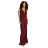 DeFacto Wide Leg Geniş Bol Paça Bürümcük Pantolon Bordo, S, D3570AX25AU, Bordo-BR237, Kadın