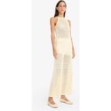 DeFacto Wide Leg Geniş Paça Ajurlu Triko Pantolon F3777AX25SM - Ekru-ER105