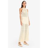 DeFacto Wide Leg Geniş Paça Ajurlu Triko Pantolon F3777AX25SM