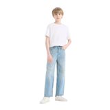 DeFacto Wide Leg Geniş Paça Jean Pantolon Erkek Çocuk, 11-12 Yaş, D6844A825SM, Mavi-NM28, Erkek Çocuk