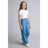 DeFacto Wide Leg Geniş Paça Jean Pantolon Kız Çocuk G0249A826SM - Mavi-NM28 - 9 - 10 Yaş