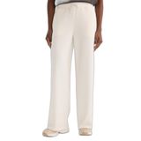 DeFacto Wide Leg Geniş Paça Standart Boy Modal Sporcu Pantolon, S, D7128AX26SP, Ekru, Kadın