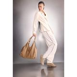 DeFacto Wide Leg Geniş Paça Standart Boy Modal Sporcu Pantolon, XS, D7128AX26SP, Ekru, Kadın