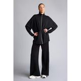 DeFacto Wide Leg Geniş Paça Uzun Modal Sporcu Pantolon, L, G8987AX26SP, Siyah-BK81, Kadın
