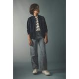 DeFacto Wide Leg Jean Pantolon Erkek Çocuk, 5-6 Yaş, F9439A826SM, Mavi-NM39, Erkek Çocuk