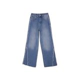 DeFacto Wide Leg Jean Pantolon Kız Çocuk, 13/14 Yaş (164cm), G3646A825CW, Mavi, Kız çocuk