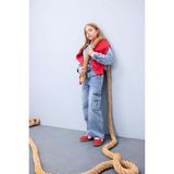 Defacto Wide Leg Kargo Geniş Bol Paça Mavi Kız Çocuk Jean Pantolon D7089A8/NM39 - 11 - 12 Yaş - --