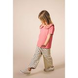 DeFacto Wide Leg Krinkıl Puantiyeli Pantolon Kız Bebek H4275A526SM - Ekru-ER117 - 9 - 12 Ay