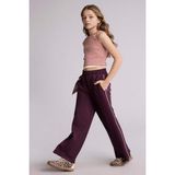 DeFacto Wide Leg Modal Eşofman Altı Kız Çocuk G8459A826SM - 8 - 9 Yaş - Mor-PR38