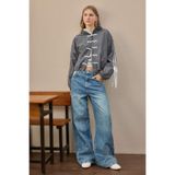DeFacto Wide Leg Normal Bel Mavi Kadın Jean Pantolon G8837AX/NM28