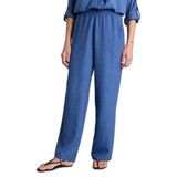 DeFacto Wide Leg Yüksek Bel Pantolon, 34, H0888AX26SM, İndigo-IN265, Kadın