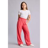 DeFacto Wide Straight Geniş Paça Krinkıl Viskon Pantolon Kız Çocuk H1512A826SM - Pembe-PN680 - 7 - 8 Yaş