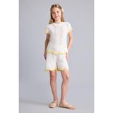 DeFacto X6566A6 Çiçekli Regular Fit Kız Çocuk Şort