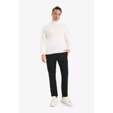 Defacto Y2651azbk27 Siyah Jogger Fit Beli Bağcıklı Lastikli Esnek Kumaş Cepli Duble Paça Pantolon