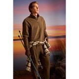 DeFacto Yarım Fermuarlı Polar Sweatshirt, L, E8632AX25WN, Haki-KH151, erkek