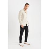 DeFacto Yazlık Jogger Keten Düz Paça Pantolon D7542AX25SP - Siyah-BK34