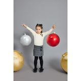 DeFacto Yılbaşı Temalı Bisiklet Yaka Fiyonk Detaylı Fitilli Kaşkorse Uzun Kollu Tişört Kız Bebek, 2/3 Yaş (98cm), G5772A525WN, Ekru, Kız bebek
